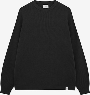 Pull&Bear Sweater in Black: front