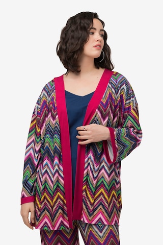 Ulla Popken Knit Cardigan in Mixed colors: front