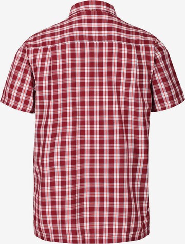 REGATTA Regular fit Athletic Button Up Shirt 'Mindano V' in Red