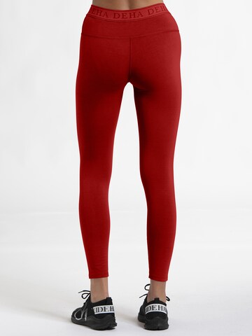 DEHA Skinny Sporthose in Rot