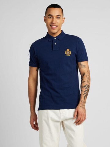 T-Shirt Polo Ralph Lauren en bleu : devant