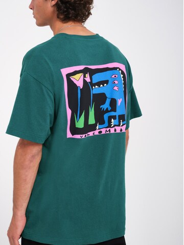 Volcom Shirt 'Arthur Dino' in Groen: voorkant