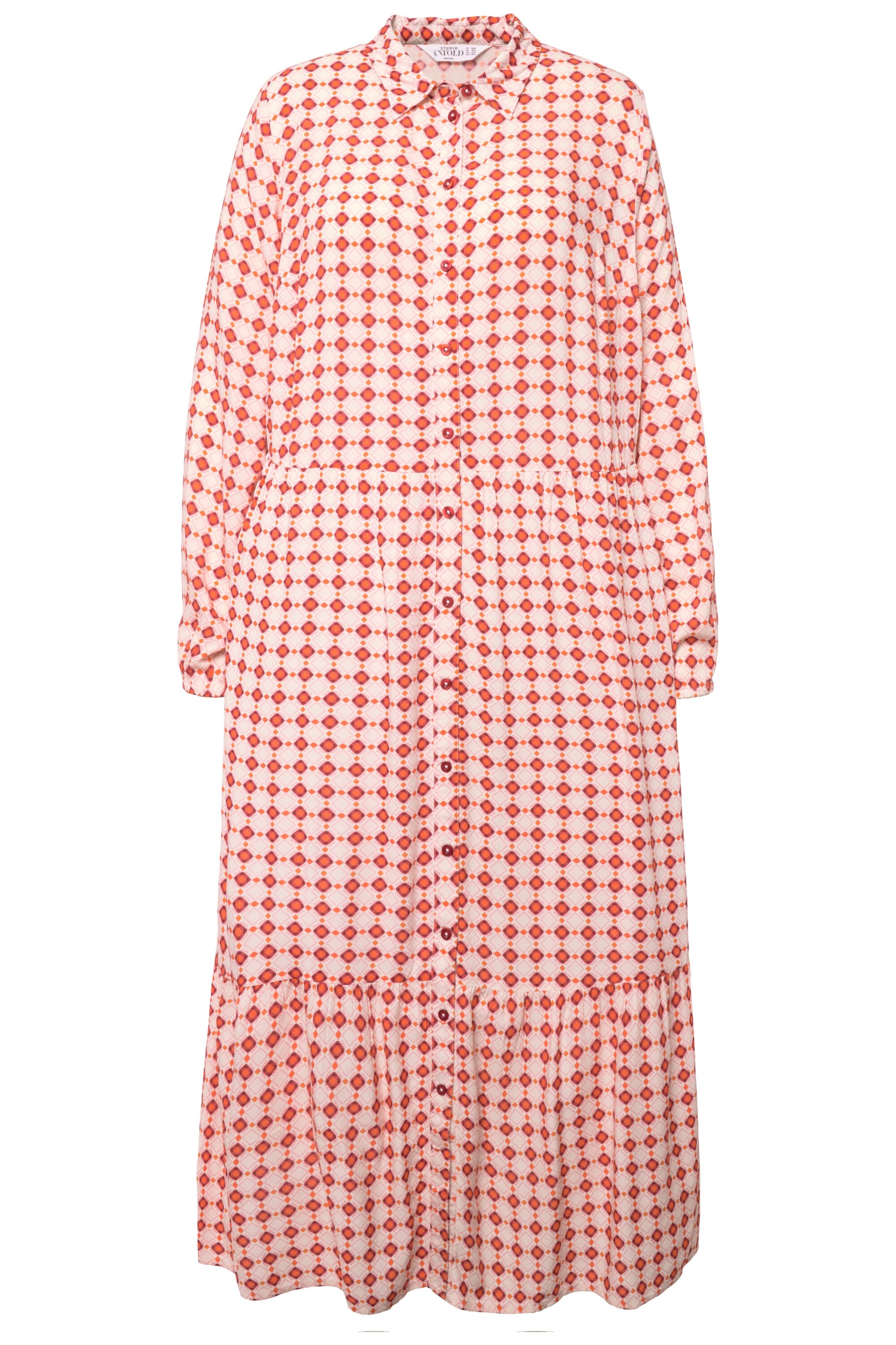 Studio Untold Jurk in Rood: voorkant