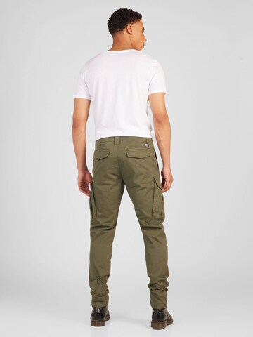 Vintage Industries Tapered Cargobyxa 'Ferron' i grön