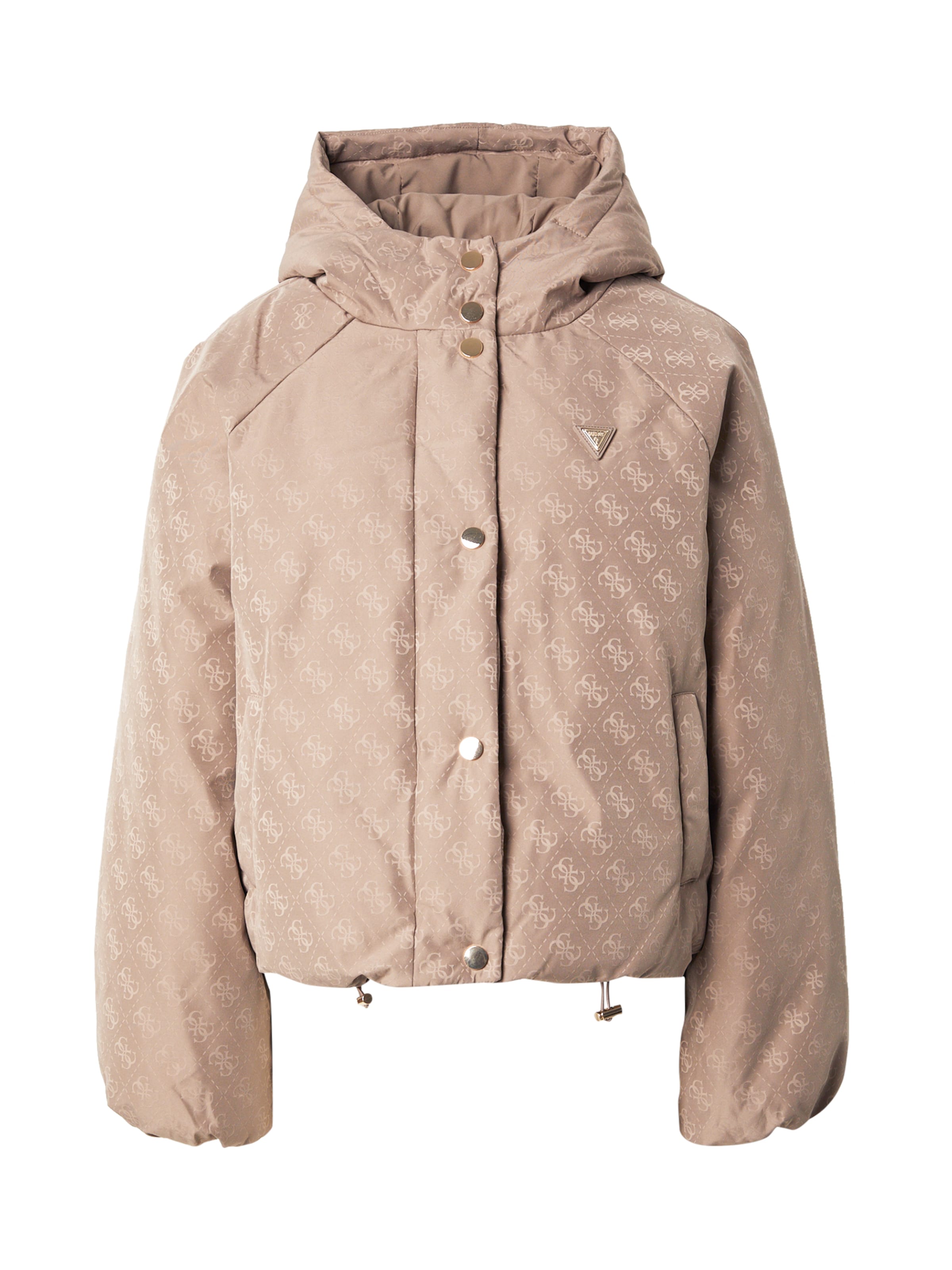 GUESS Zimná bunda - Sivá: predná strana