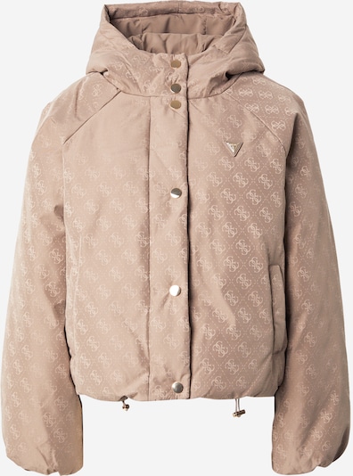 GUESS Zimná bunda - krémová / tmavošedá, Produkt