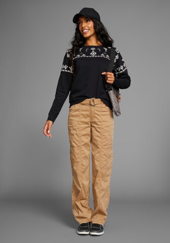 KangaROOS Sweatshirt in Black