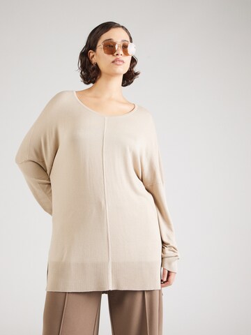 Z-One Pullover 'Ya44mila' in Beige: Vorderseite