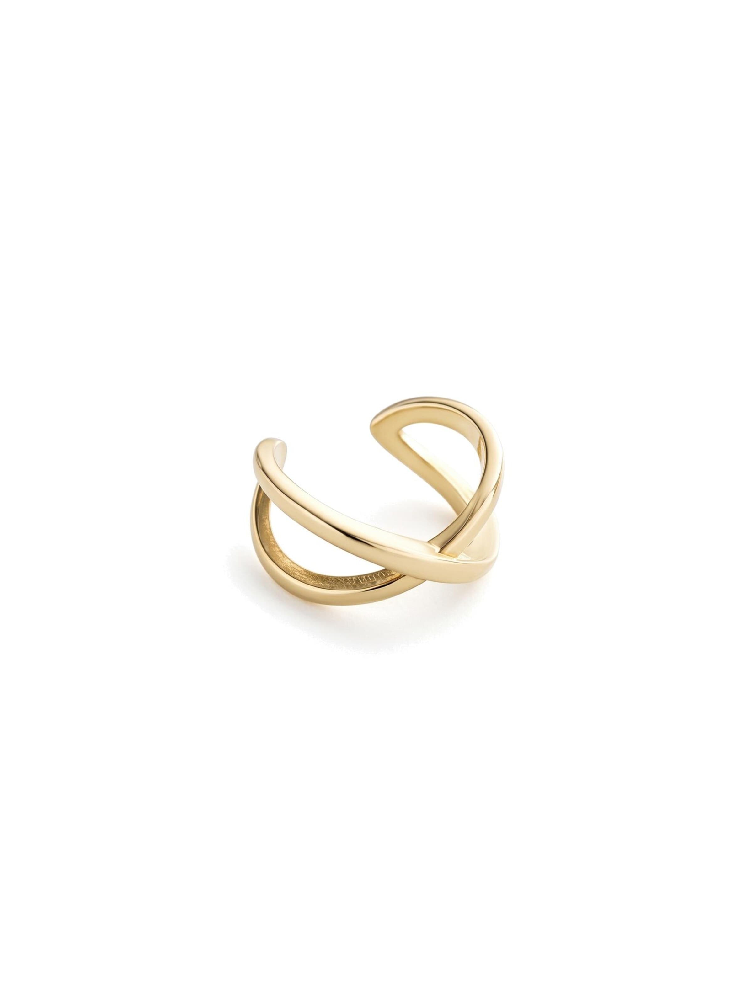 REYTEL Earrings 'TWIST' in Yellow: front