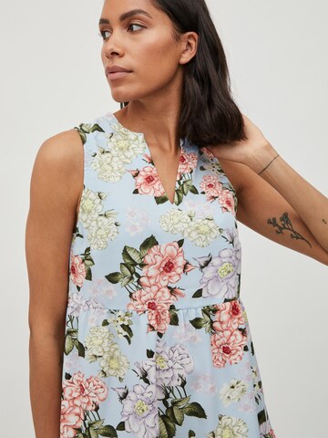 VILA - Vestido camisero en azul