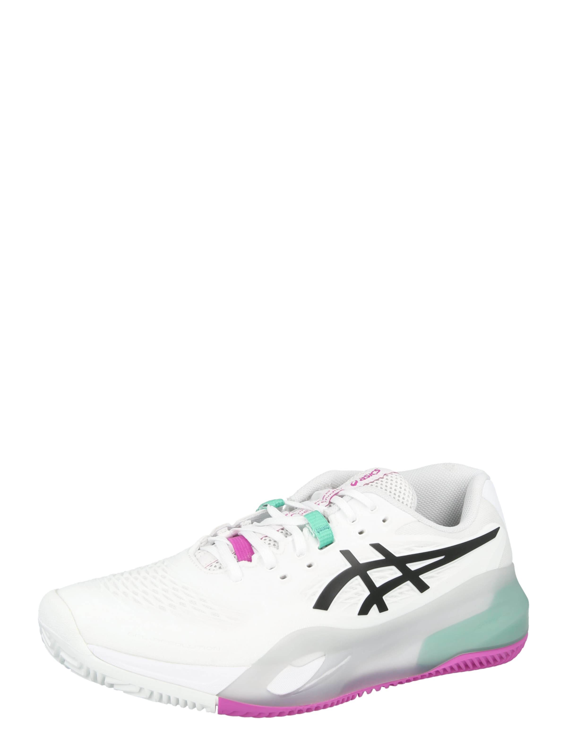 ASICS Обувь для бега 'GEL-RESOLUTION X CLAY' в Белый: спереди