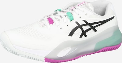 Bėgimo batai 'GEL-RESOLUTION X CLAY' iš ASICS, spalva – juoda / balta, Prekių apžvalga