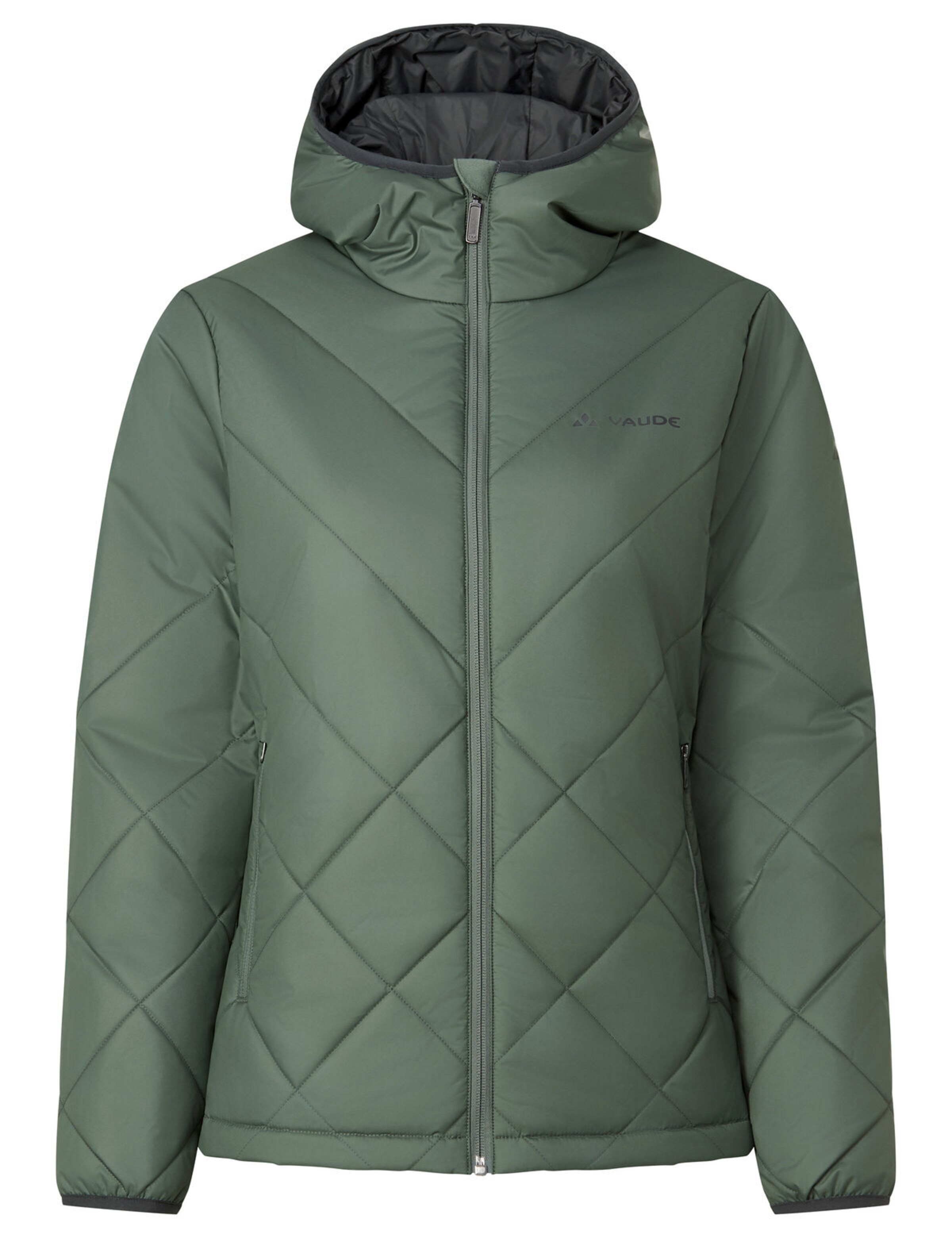 VAUDE Outdoorjas in Groen: voorkant