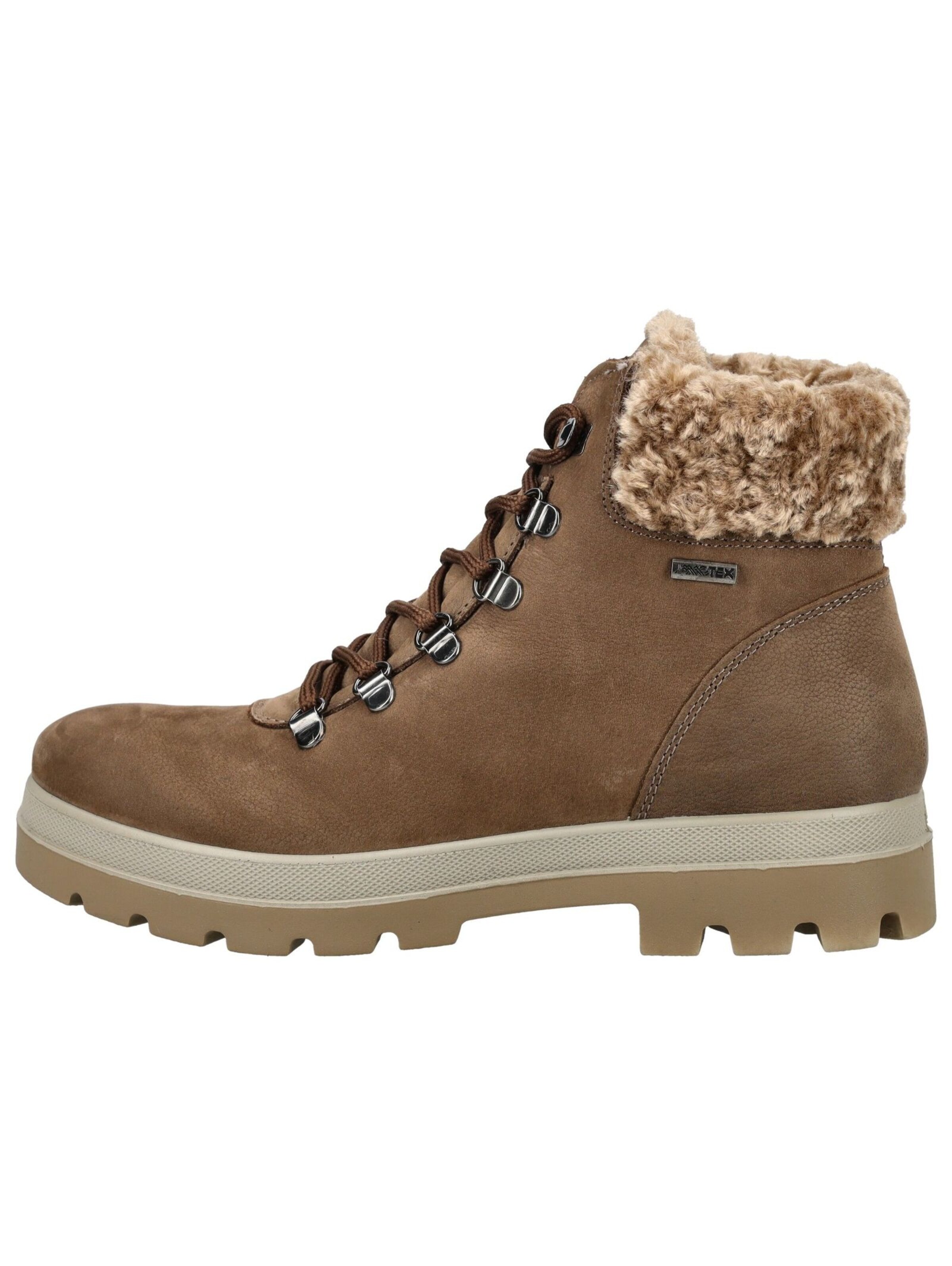 IMAC Lace-Up Ankle Boots in Brown