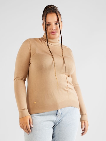 Lauren Ralph Lauren Plus Pullover 'ZOE' in Beige: predná strana