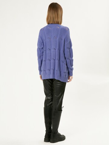Influencer Knit cardigan in Purple