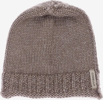 CODELLO Hat & Cap in One size in Brown: front