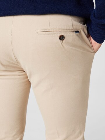 Coupe slim Pantalon chino 'KENSINGTON' Hackett London en beige