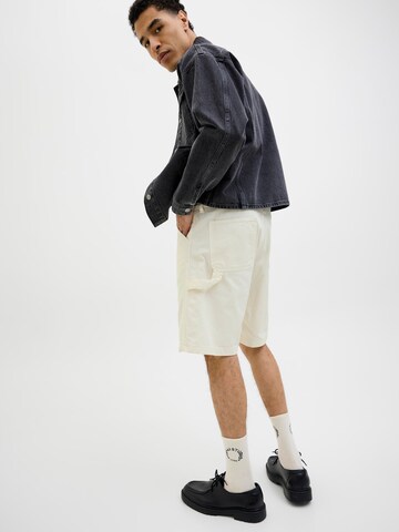 Loosefit Pantalon 'JPSTTONY' JACK & JONES en blanc