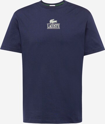 T-Shirt LACOSTE en bleu : devant