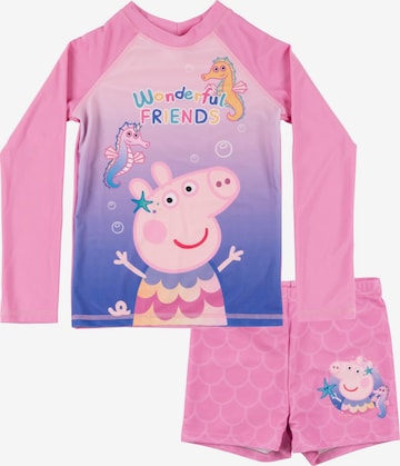Peppa Pig Sportbademode 'Peppa Wutz UV-Schutz 30' in Pink: Vorderseite