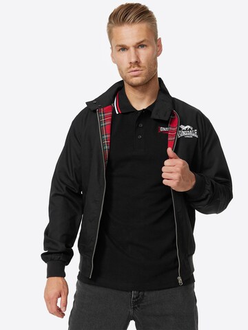 LONSDALE Jacke 'Acton Harrington' in Schwarz: Vorderseite