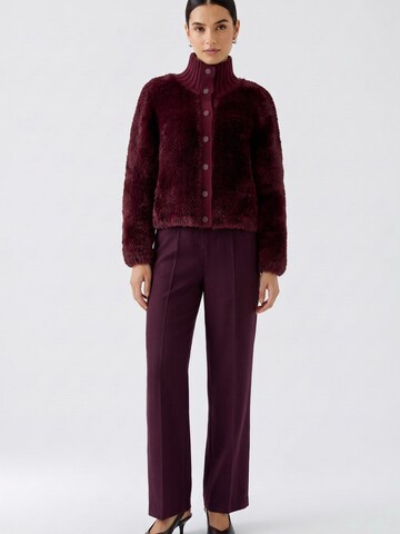 OUI Knit Cardigan in Red