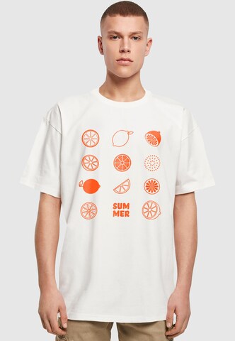 T-Shirt 'Summer - Citrus' Merchcode en blanc : devant