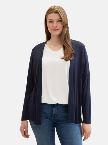 Tom Tailor Women + Knit cardigan in Blue: front