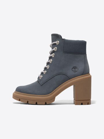 TIMBERLAND Šněrovací kozačky 'Allington' – modrá