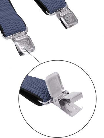 Fabio Farini Hosenträger 'X Form' in Blau