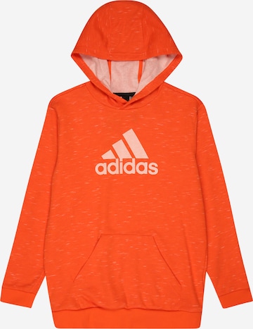 ADIDAS SPORTSWEARSportska sweater majica - narančasta boja: prednji dio
