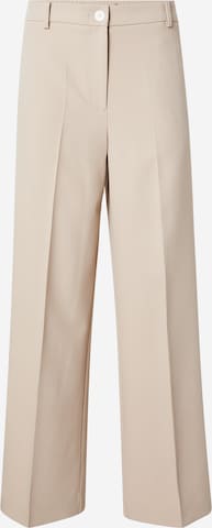 smėlio MORE & MORE Plačios klešnės Kelnės su kantu: priekis