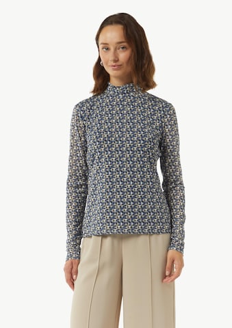T-shirt COMMA en bleu : devant
