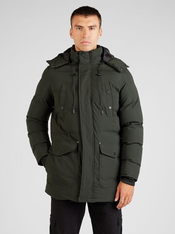 Veste d’hiver BLEND en vert : devant