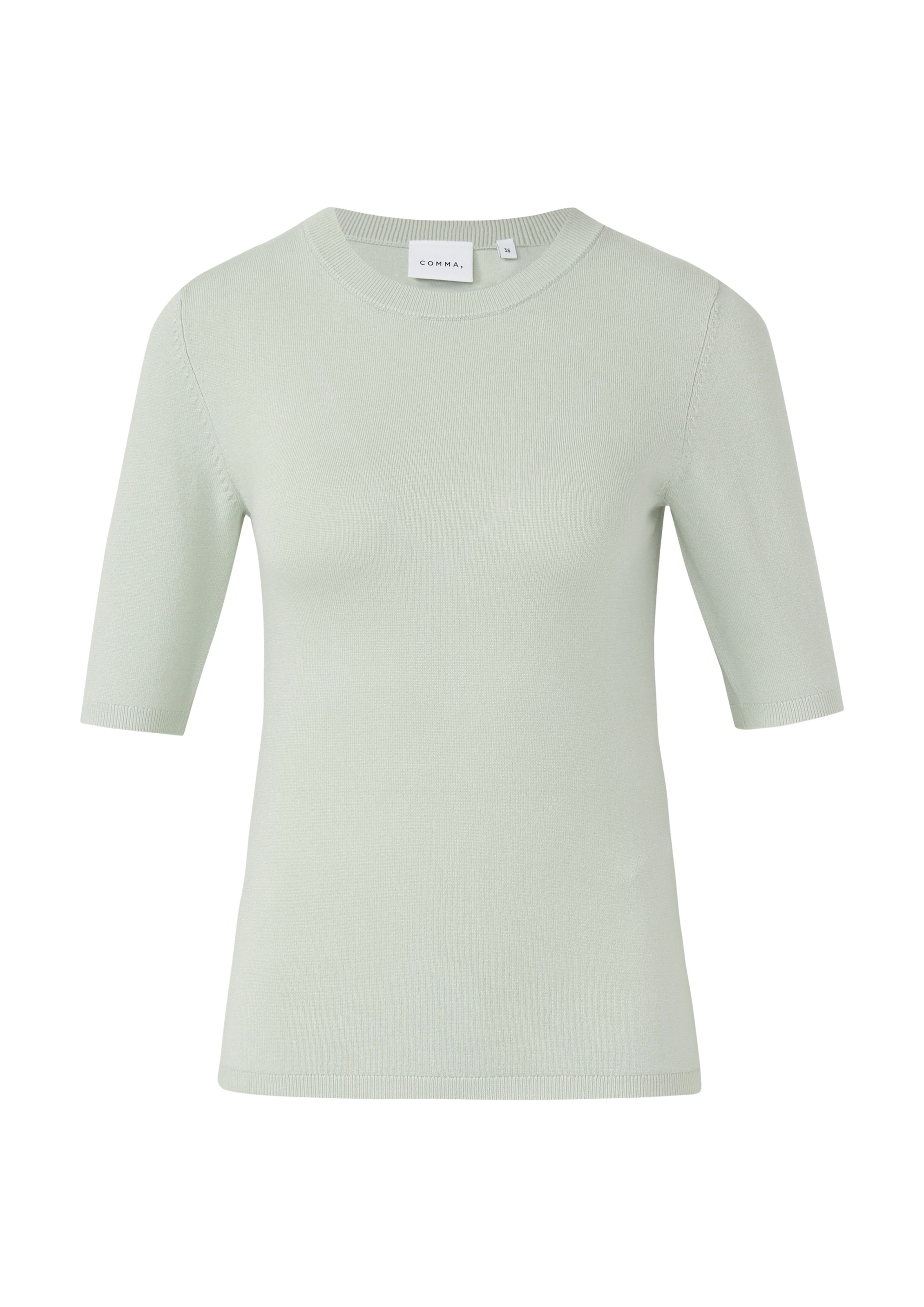 COMMA Strickpullover in Grün: Vorderseite