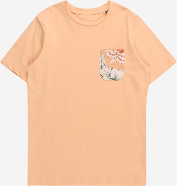 Jack & Jones Junior Shirt 'CHILL' in Oranje: voorkant
