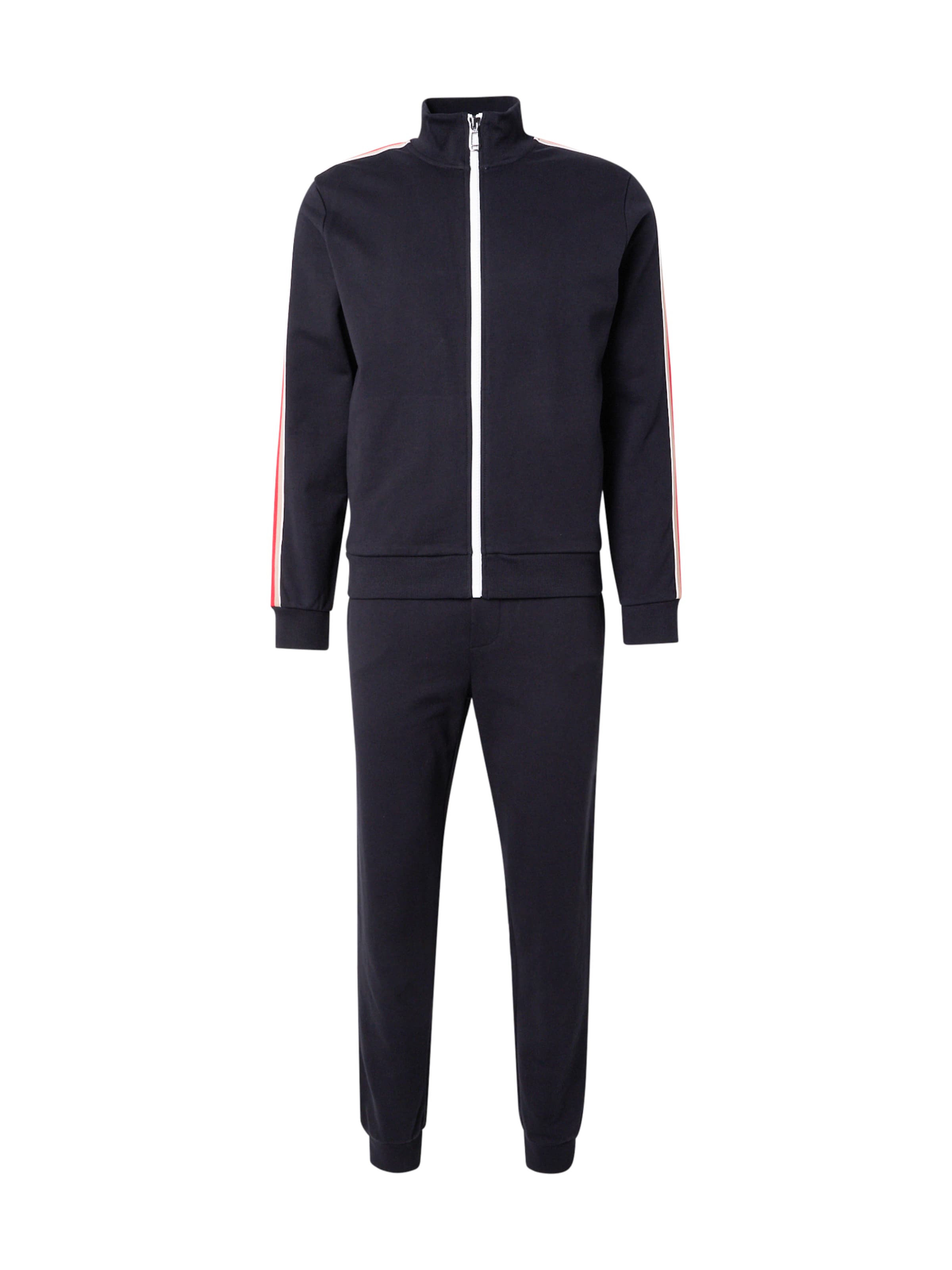 JOOP! Jogginganzug 'Ian' in Schwarz: Vorderseite