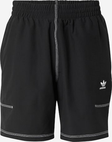 ADIDAS ORIGINALS Обычный Штаны 'Essentials' в Черный: спереди