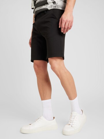 BLEND Regular Chino trousers in Black: front