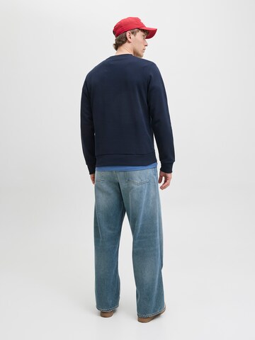 JACK & JONES Mikina 'JJBRANDY' - Modrá