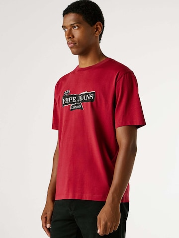Maglietta 'GRIFFIN' di Pepe Jeans in rosso