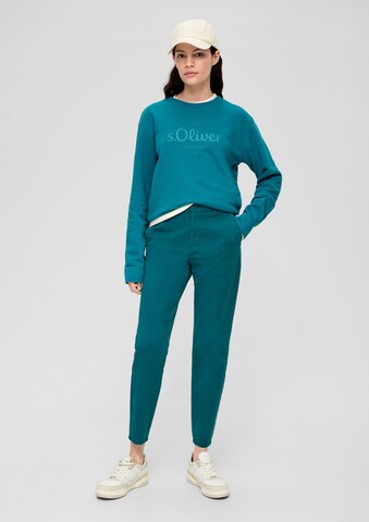 Effilé Pantalon chino s.Oliver en bleu