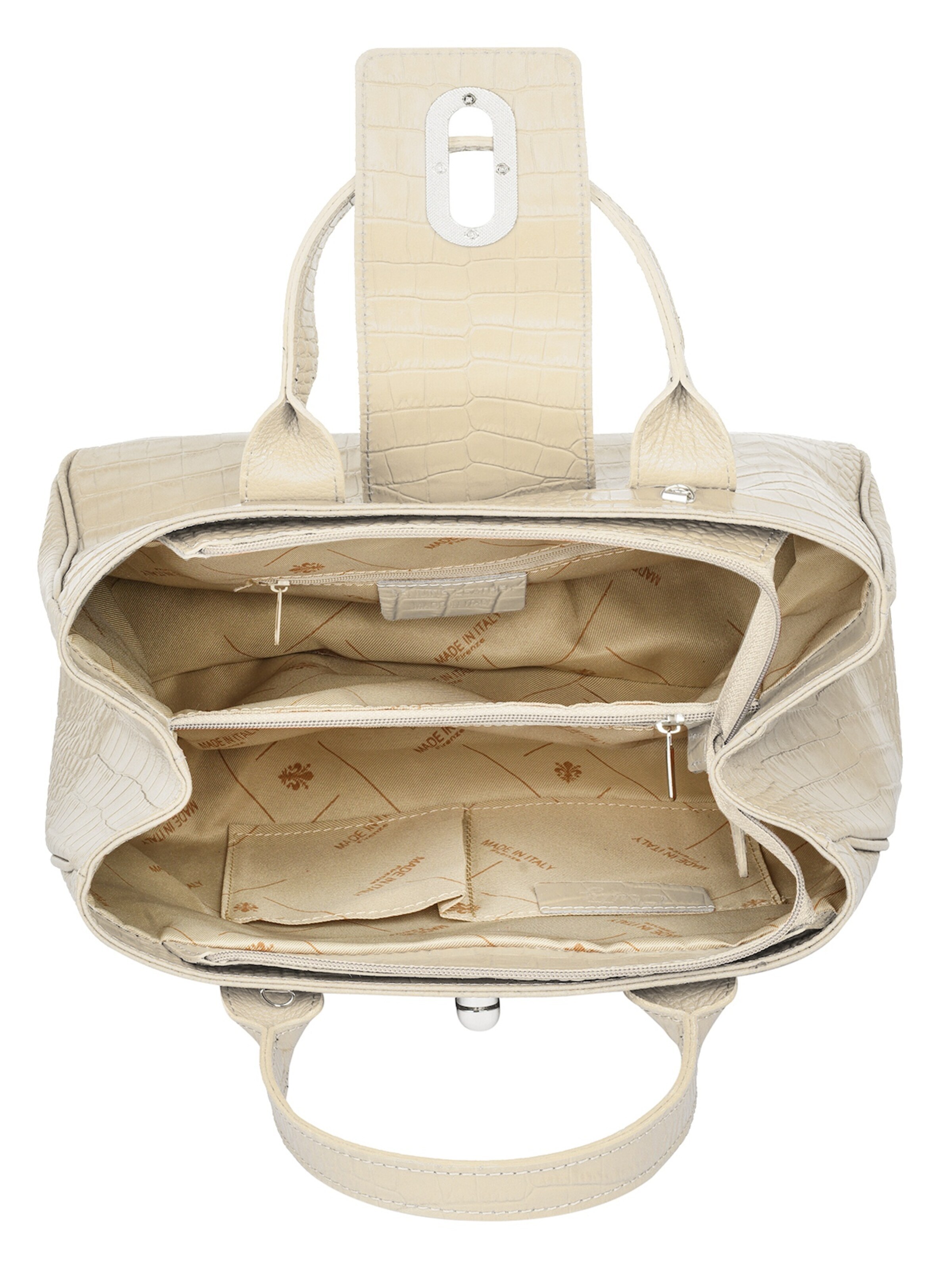 Cluty Handbag in Beige