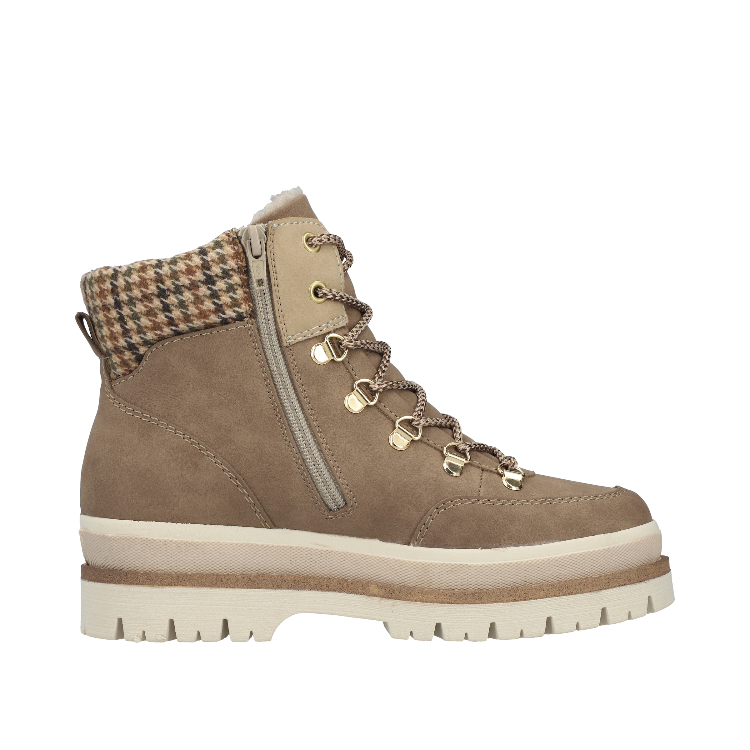 Rieker Schnürstiefelette in Beige