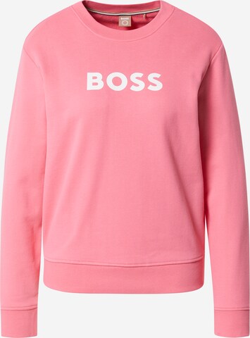 BOSS Sweatshirt 'Ela' in Pink: front