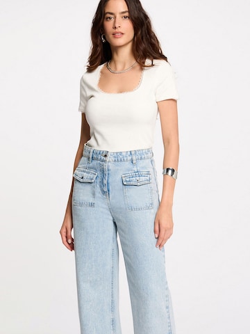 Morgan Tričko '232-DLUBI' - Biela: predná strana