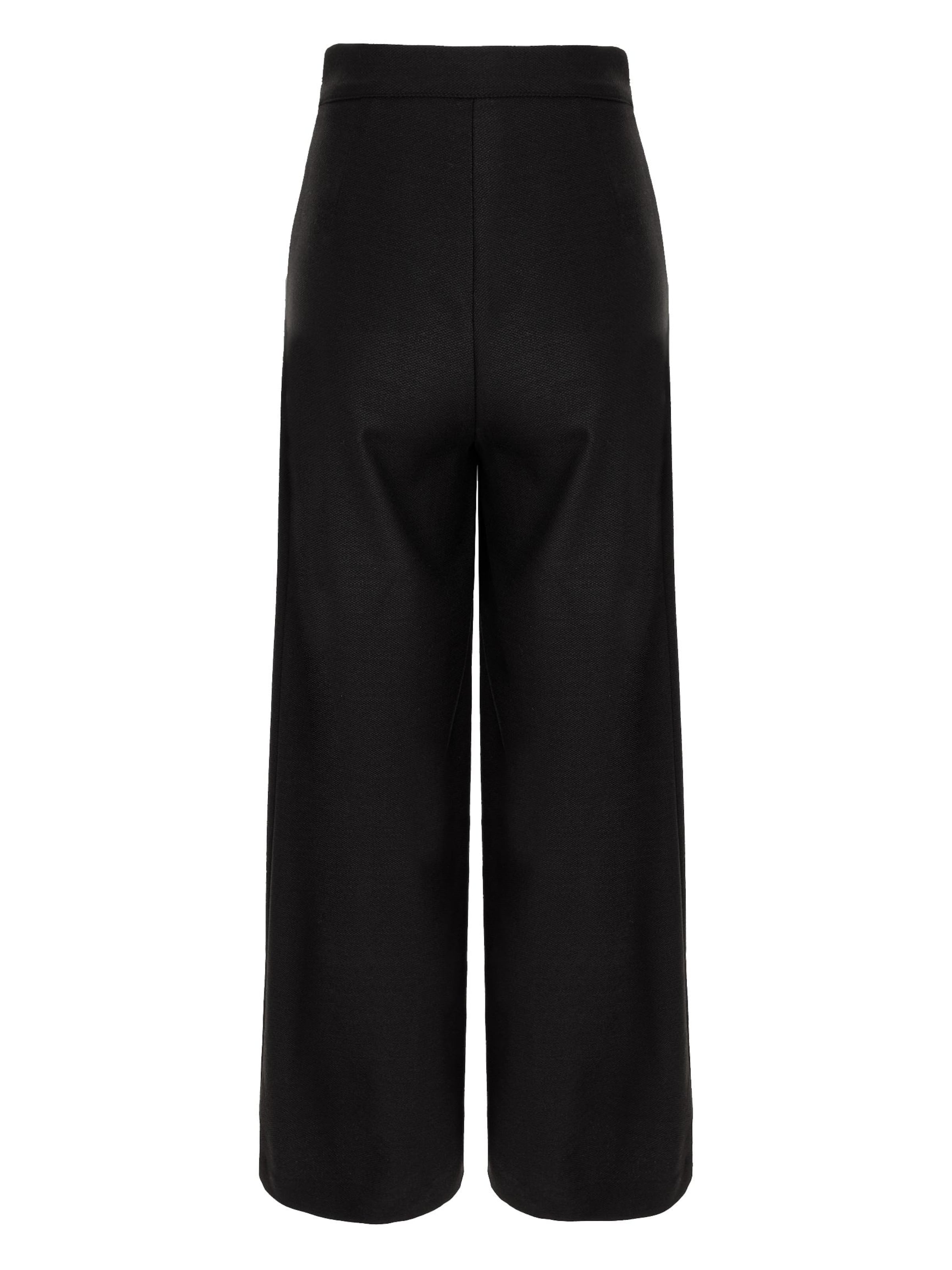 Wide leg Pantaloni 'Wool Wide Leg' di AVENUE N°29 in nero