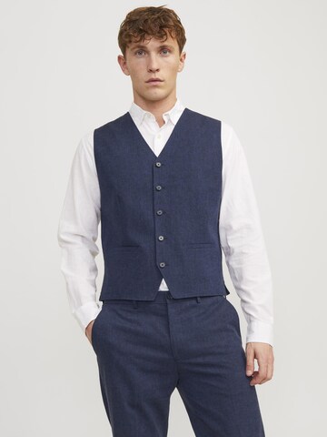 JACK & JONES - Chaleco para traje 'RIVIERA' en azul: frente