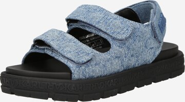 Karl Lagerfeld Sandal i blå: framsida